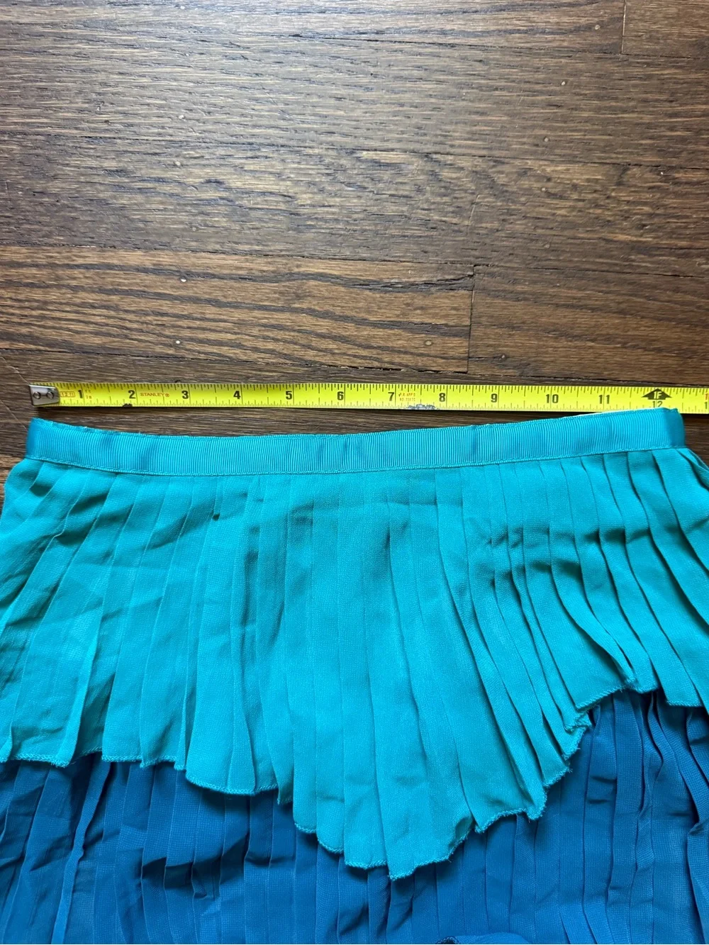 NWT L’atiste By Amy Tiered Maxi Skirt Size S Colorful Blue Orange Ruffles - Picture 5 of 6